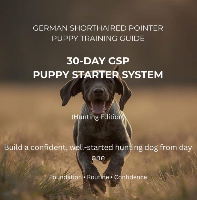 Just Got a GSP Puppy? Read This Before You Do Anything Else
